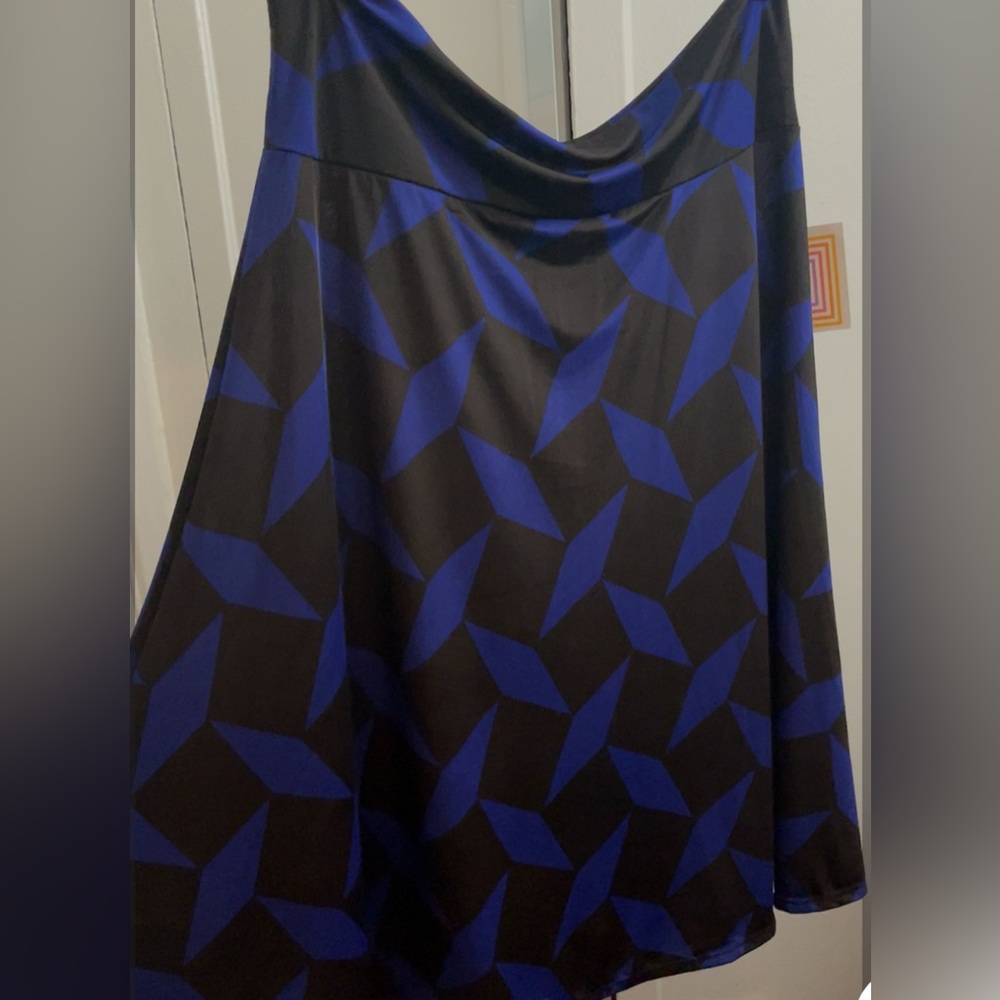 Lularoe azure geometric figure skirt